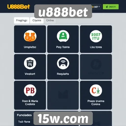 Visão geral do site u888bet e suas funcionalidades